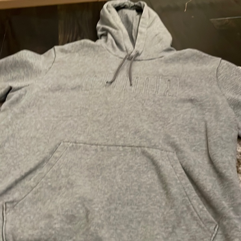 grey puma hoodie
